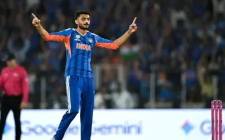 Axar Patel leaves New Zealand reeling in T20 World Cup Final
