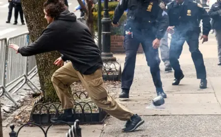 Jake Lang Protest Saw an Improvised Explosive Ignited, Motive and Charges Unclear