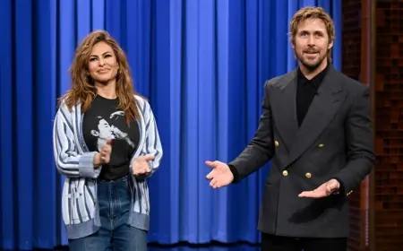 Eva Mendes and Ryan Gosling: First Public Appearance Together in Over a Decade — Birthday Surprise on The Tonight Show