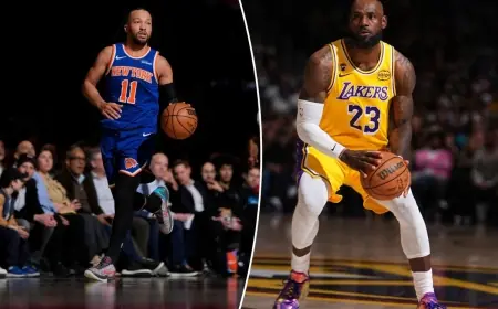 Knicks vs. Lakers Live Score: LAL 31, NYK 23 — Luka Doncic Chasing Down Hot Knicks