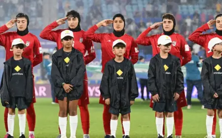 Iran Women’s Football Team Bravely Sings Anthem Amidst War Concerns
