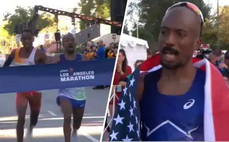 LA Marathon 2026 Results: Nathan Martin Wins in Photo Finish, 45-Year-Old Priscah Cherono Claims Women's Crown