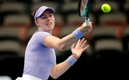 Talia Gibson Upsets Clara Tauson, Caps Australian Surge at Indian Wells