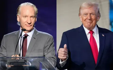Bill Maher Reveals Trump’s Texts After White House Dinner Reignites Feud