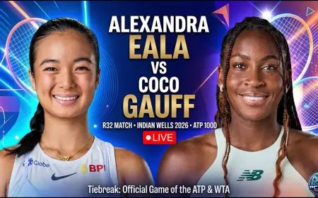 Alexandra Eala vs. Coco Gauff Tonight at Indian Wells: The Most Anticipated Match of the Tournament