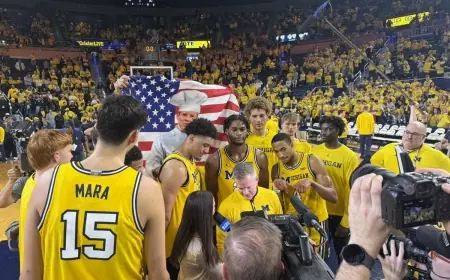 Michigan 90, Michigan State 80 — Wolverines Sweep Spartans, Win Big Ten Regular Season Title on Senior Day