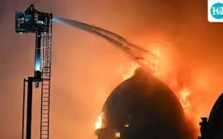 Glasgow Fire at Central Station Collapses Forsyth Building, Cause Unclear