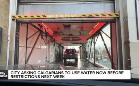 Calgary Water Restrictions Begin Monday as City Warns of Fire Risks