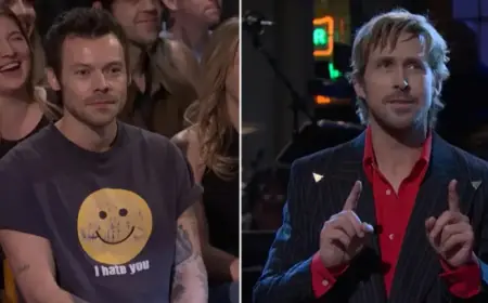 Harry Styles Interrupts Ryan Gosling’s Opening Monologue
