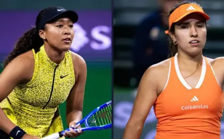 Naomi Osaka Defeats Camila Osorio 6-1, 3-6, 6-1 — Sets Up Sabalenka Showdown at Indian Wells 2026