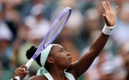 Coco Gauff Retires With Left Arm Injury — Alexandra Eala Reaches Indian Wells Round of 16