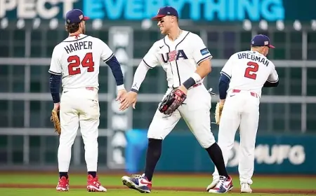 USA 9, Great Britain 1 — Schwarber's 427-Foot Bomb Breaks Open WBC 2026 Thriller in Houston