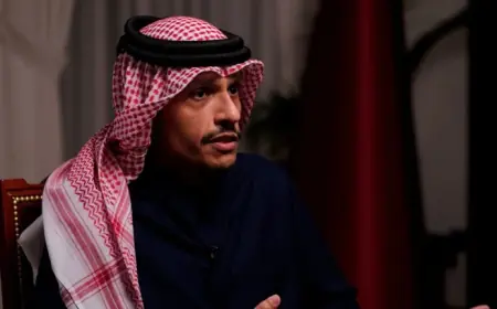 Qatar Prime Minister Condemns Strikes in Iran War Qatar, Urges De-escalation