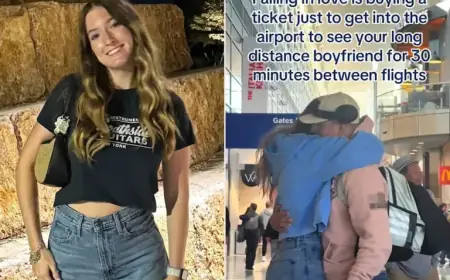 Woman Flies to See Military Boyfriend for a Quick 30-Minute Visit