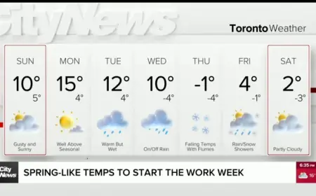 Hamilton Weather: Downtown Hit 20.4 C as Toronto Sets March 7 Record