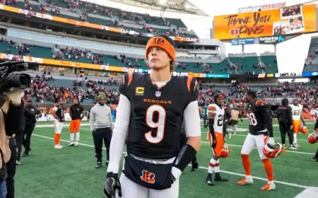 NFL Star Joe Burrow Joins Jessica Alba at Las Vegas Casino