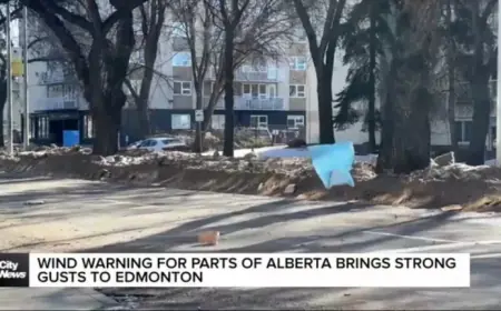 Kamloops Weather Shifts as High Winds Trigger Outages Across B.C. and Alberta