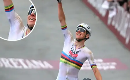 Tadej Pogačar’s Mysterious Black Arm Sensor at Strade Bianche Explained