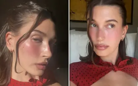 Hailey Bieber’s Rhode Photo Dump and New Selfies Signal a Style Shift