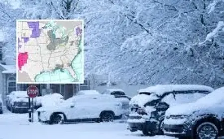 Snowfall turns from quiet evening to road closures under heavy snow warnings