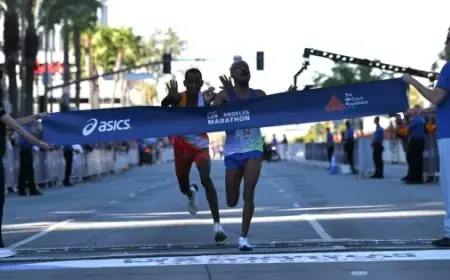 LA Marathon 2026: Nathan Martin Makes History as First African-American Winner, Cherono Dominates at 45