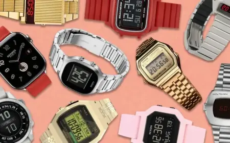 Swap Your Smartphone for a Retro ’80s Digital Watch