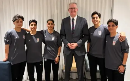 Australia Offers Asylum to Five Iranian Women Soccer Players