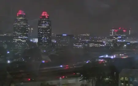 Weather Atlanta: Storms move out, record heat threatens, then a sharp cooldown looms