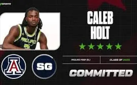 Caleb Holt commits to Arizona as a five-star guard picks the Big 12 path