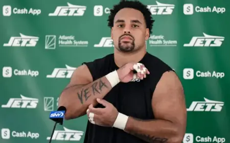 Patriots Sign Risky, Rewarding Jets Guard Alijah Vera-Tucker: Source
