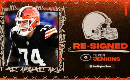 Browns Re-sign Guard Teven Jenkins