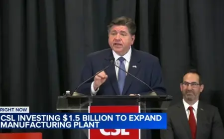 Kankakee Illinois expansion by CSL points to a fuller domestic plasma supply chain