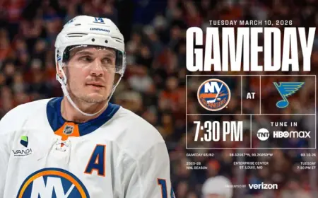 Islanders Vs Blues road-trip finale points to a pressure-test matchup