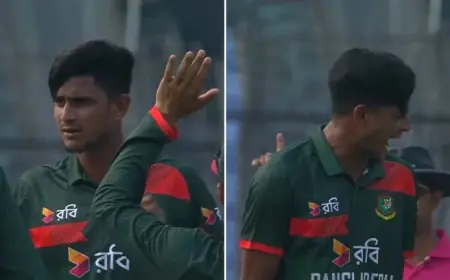 Nahid Rana vs Pakistan: Maiden five-for exposes top-order fragility in Dhaka ODI