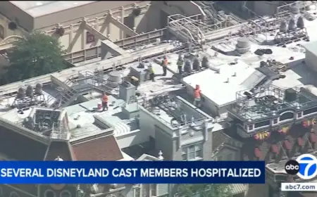 Hazmat Incident at Disneyland Hospitalizes Five Cast Members