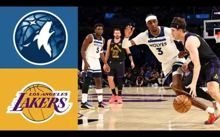 Lakers Vs Timberwolves in Los Angeles Ends With Austin Reaves Surge and Season Sweep