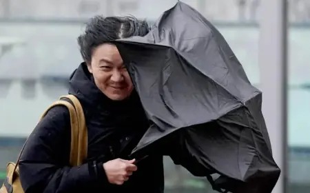 Met Office Weather Warnings Snow as Yellow Wind Alerts Hit UK Coasts