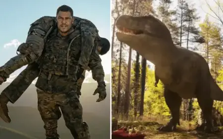 ‘War Machine’ Climbs Netflix Top 10; ‘The Dinosaurs’ Makes Strong Debut