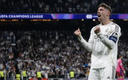 Federico Valverde Destruye al Manchester City con Hat-Trick: Real Madrid 3-0 en la Champions League