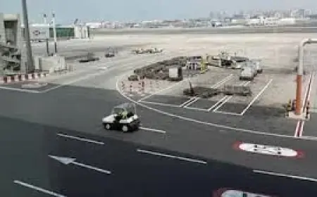 Verified video shows drone crash near Dubai Airport, Dubai Creek Harbour location unclear
