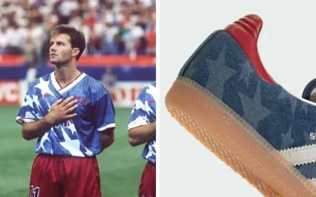 Alexi Lalas and Team USA’s Denim Look Return via Adidas Sneakers