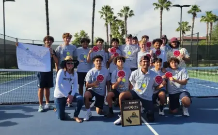 Tennis waste meets teen activism in a Southern California record attempt