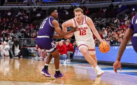 Northwestern Defeats Indiana 74-61 in Thrilling Basketball Showdown