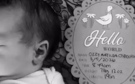 Jack Osbourne Welcomes Daughter Ozzy Matilda Osbourne into the World