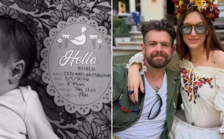 Jack Osbourne Names Baby Daughter Ozzy Matilda in Tribute to Late Father Ozzy Osbourne