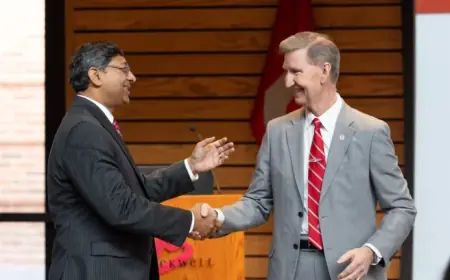 Ravi Bellamkonda takes over at Ohio State, setting a fast-reset presidency