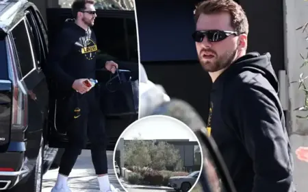 Lakers’ Luka Doncic Stays Composed at Manhattan Beach Amidst Ongoing Drama
