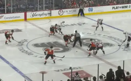 Flyers Triumph 4-1 Over Capitals with Dominant Scoring