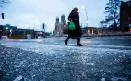 Quebec Power Outages Freezing Rain Leave 200,000 Households Without Electricity