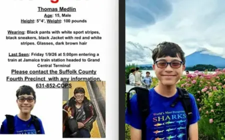 Thomas Medlin case: Timeline evidence compared with the search effort